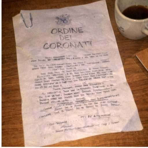 Il Manifesto originale del 2001. L'originale è sul desktop del Prof. Pastorelli, questa è una ricreazione.