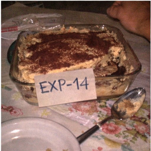 Il tiramisù dell'EXP-14. Non ha trasferito la corona a nessuno ma era eccellente. Ricetta disponibile su richiesta.